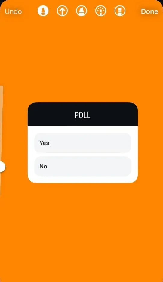 Pick a color and long‑press to fill the background